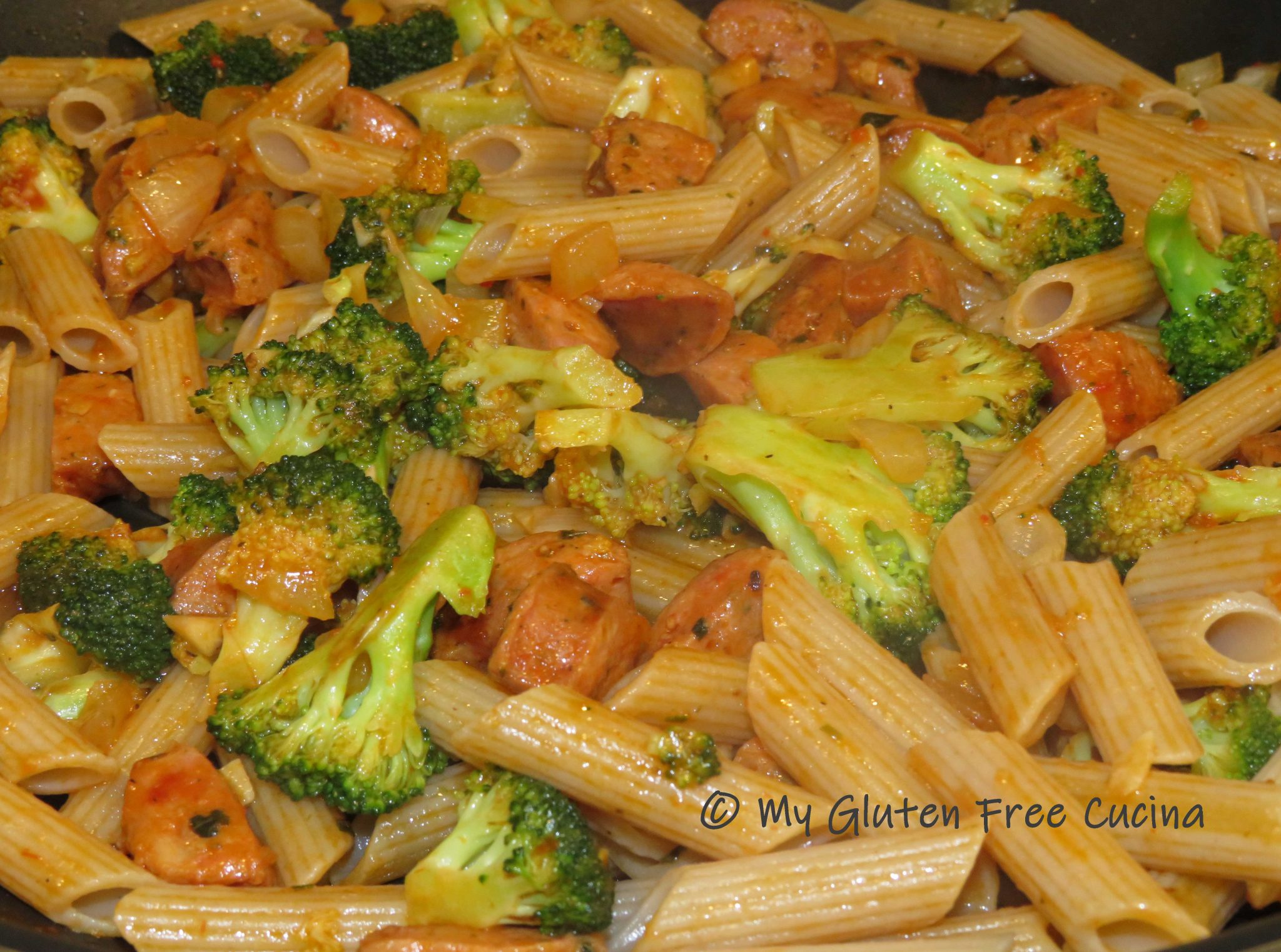 gluten-free-penne-with-italian-chicken-sausage-and-broccoli-my-gluten