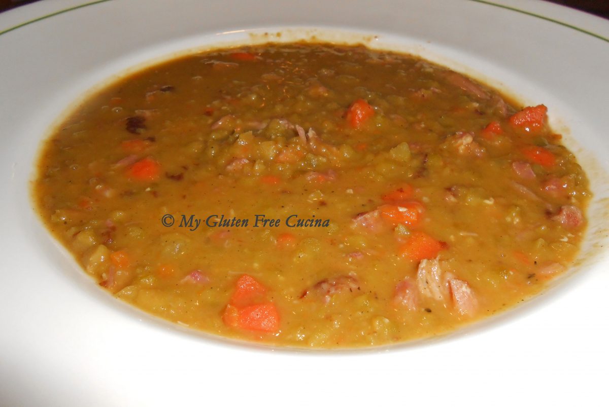 Split Pea Soup with Spring Onions