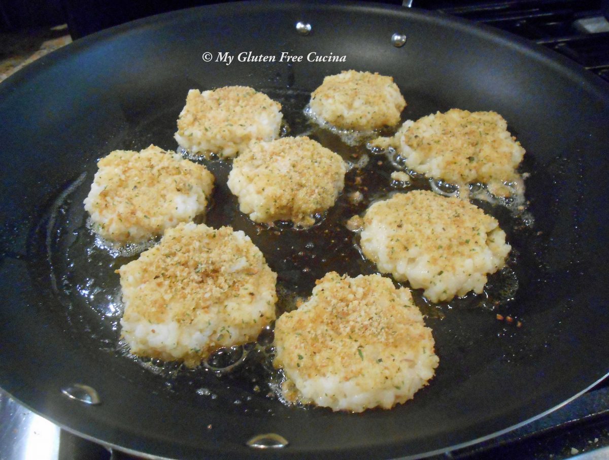 Gluten Free Risotto Cakes My Gluten Free Cucina