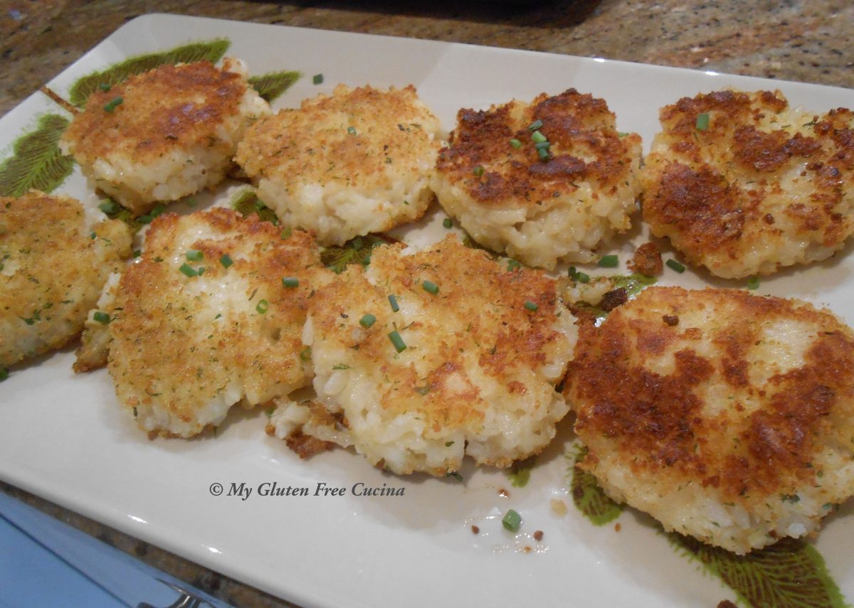 Gluten Free Risotto Cakes My Gluten Free Cucina