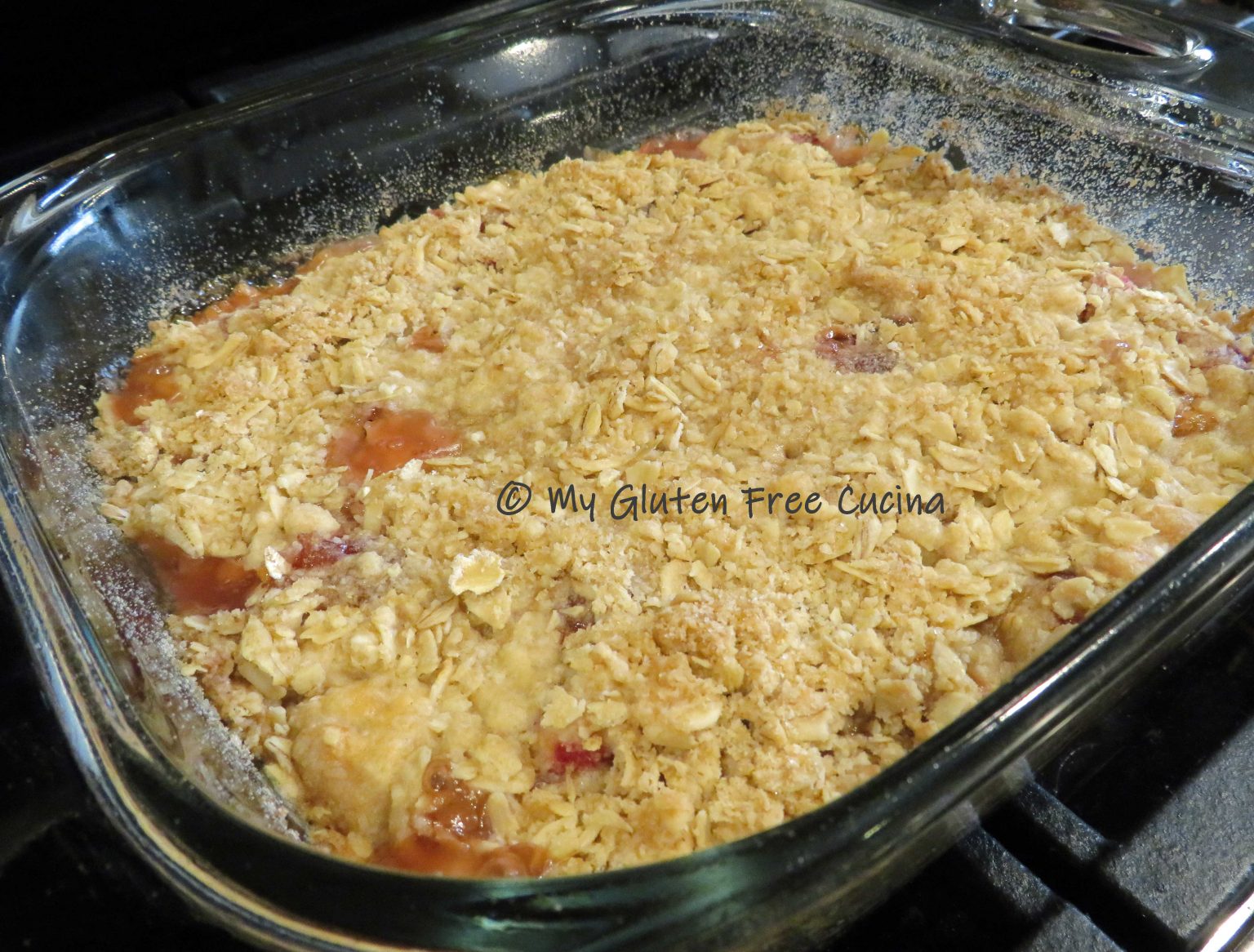 Gluten Free Rhubarb Crumble – My Gluten Free Cucina