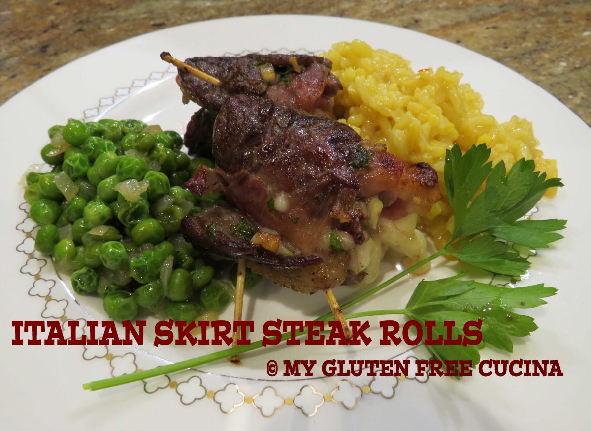 Italian Skirt Steak Rolls