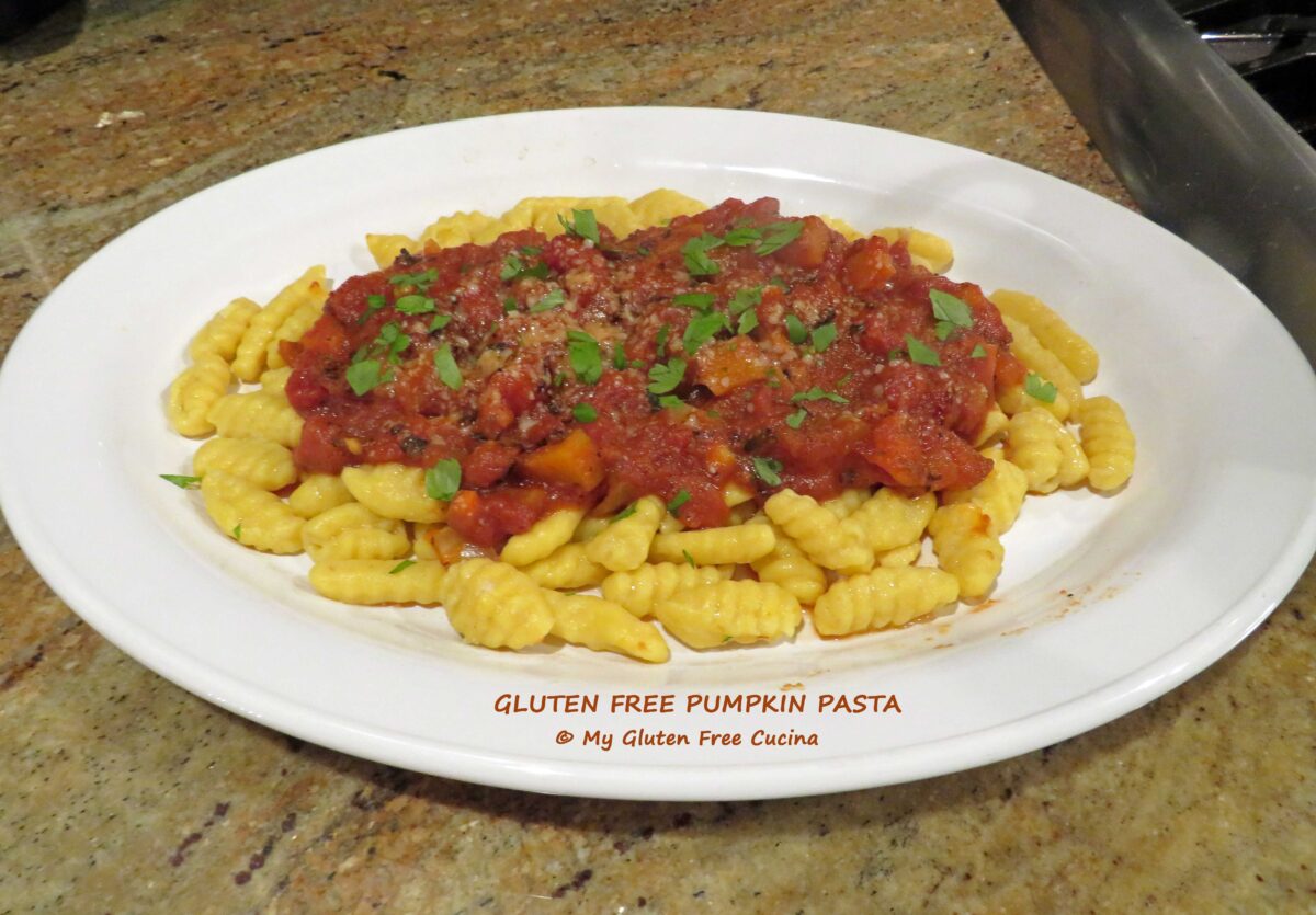 Easy Gluten Free Pumpkin Pasta