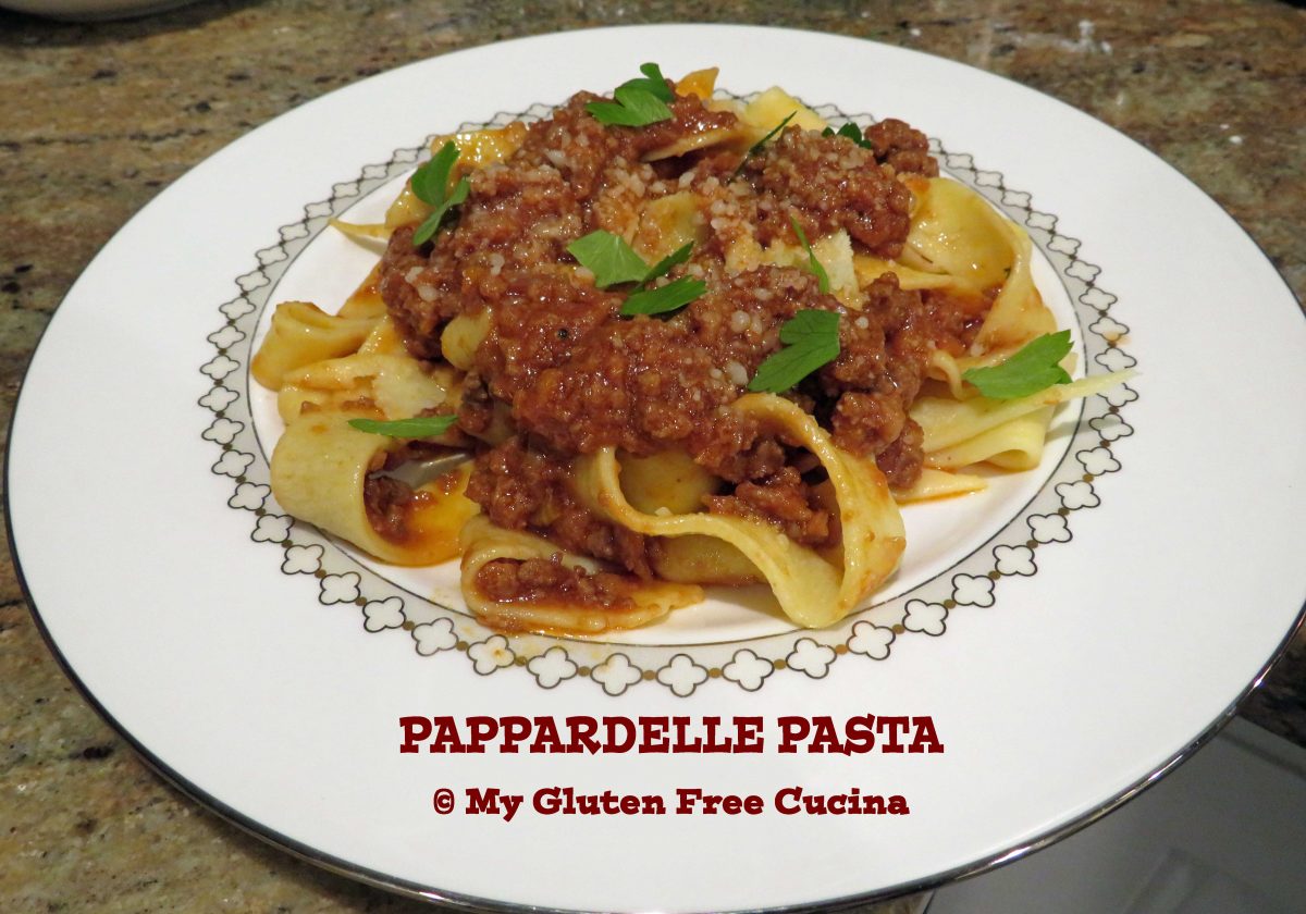 Gluten Free Pappardelle Pasta