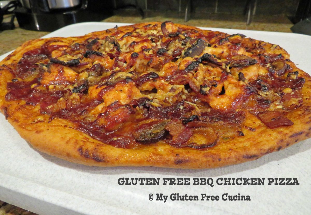 Gluten Free BBQ Chicken Pizza