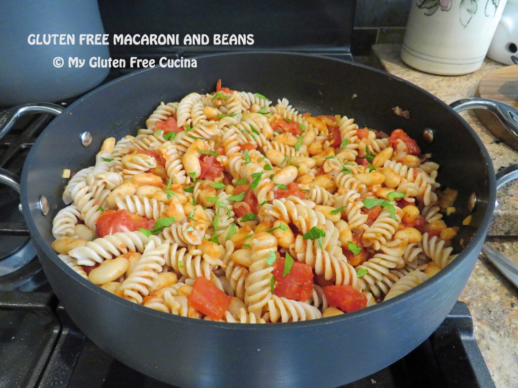 Gluten Free Macaroni and Beans – My Gluten Free Cucina