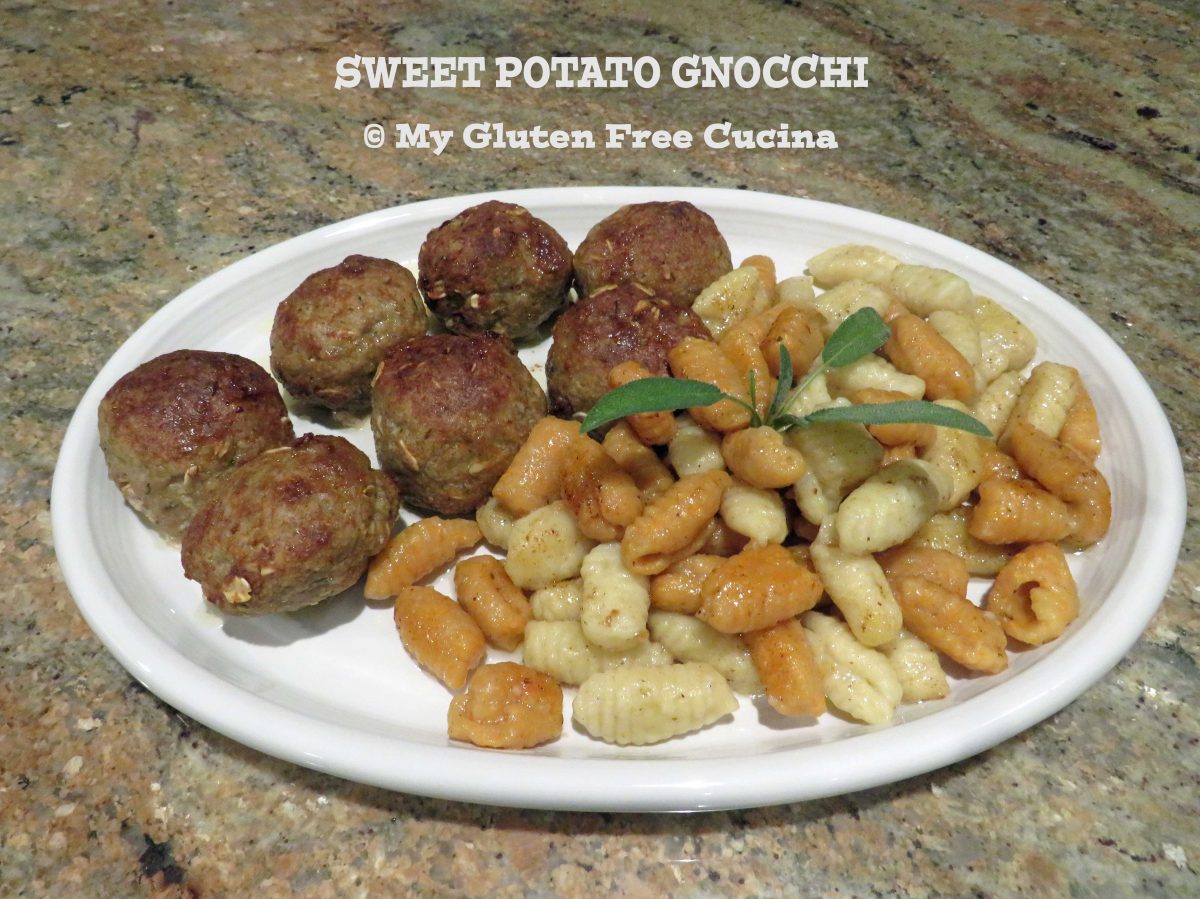 Sweet Potato Gnocchi with Turkey Meatballs