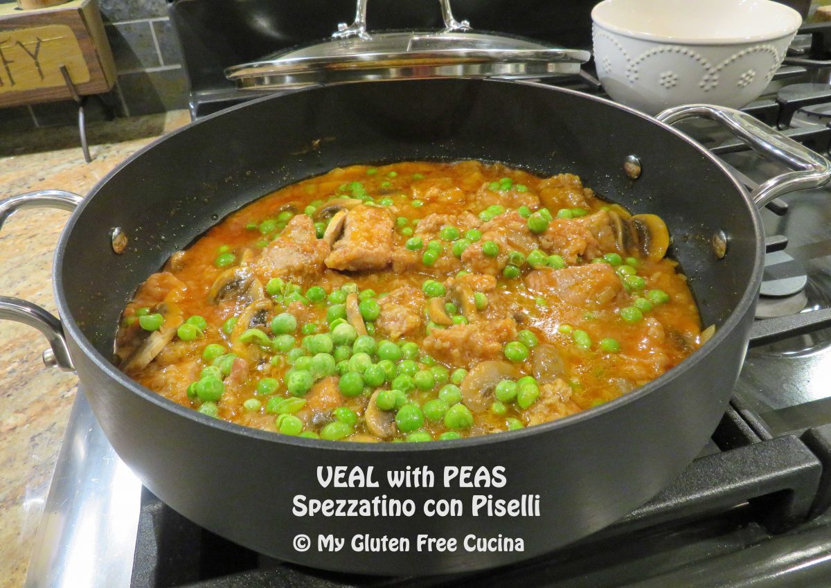 Gluten Free Veal Stew with Peas (Spezzatino con Piselli)