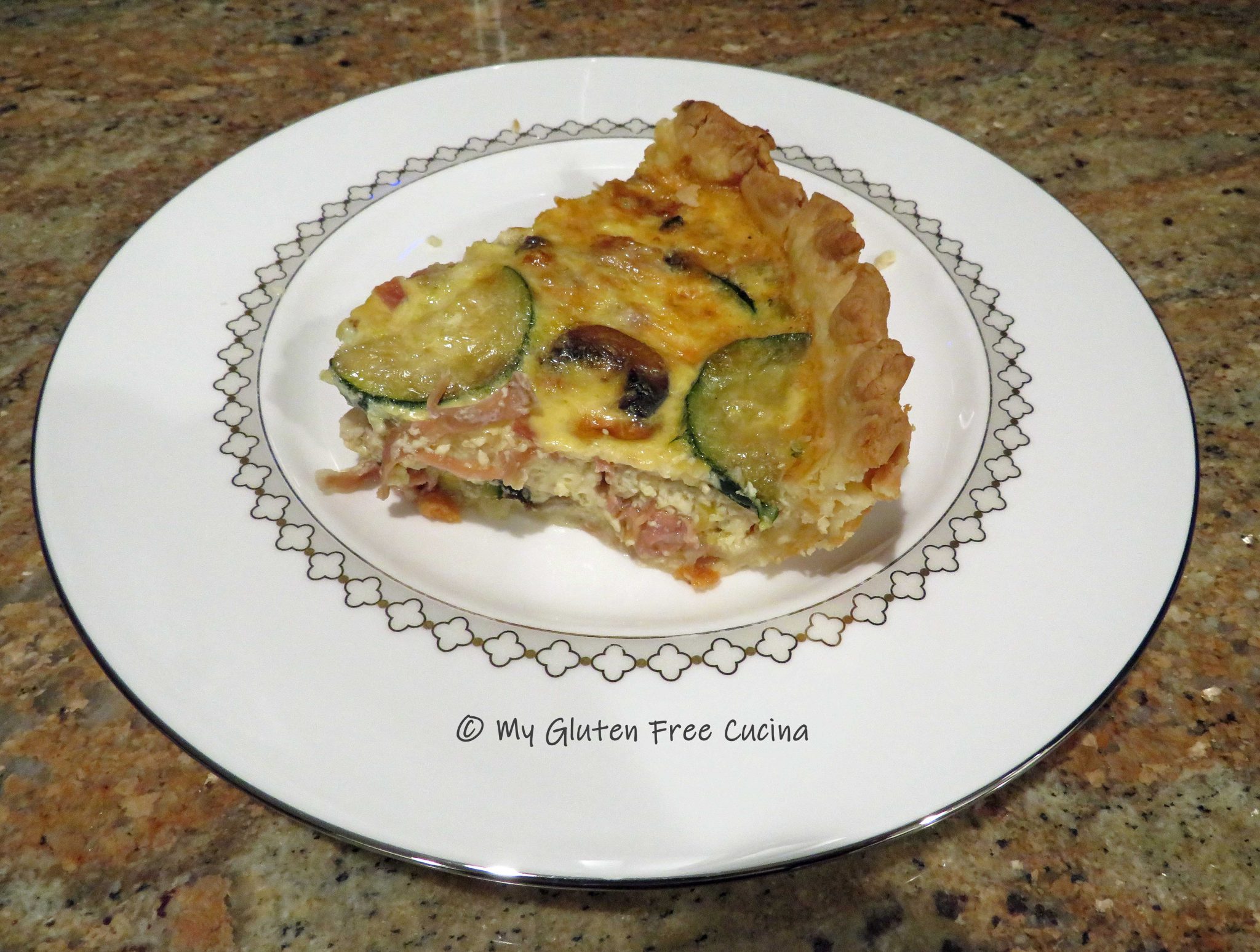 Gluten Free Zucchini and Prosciutto Quiche My Gluten Free Cucina