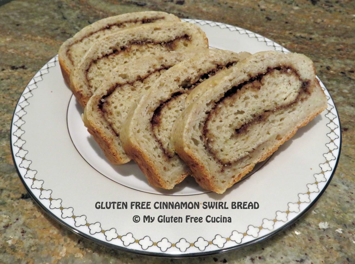 Gluten Free Cinnamon Swirl Bread