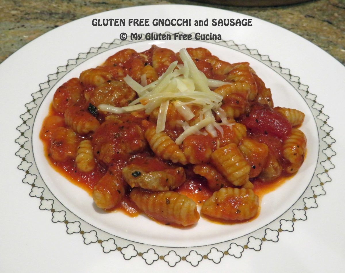Gluten Free Gnocchi with Sausage