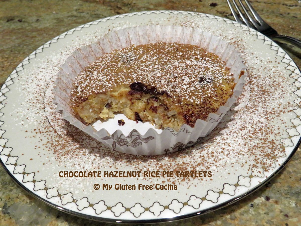 Chocolate Hazelnut Rice Pie Tartlets
