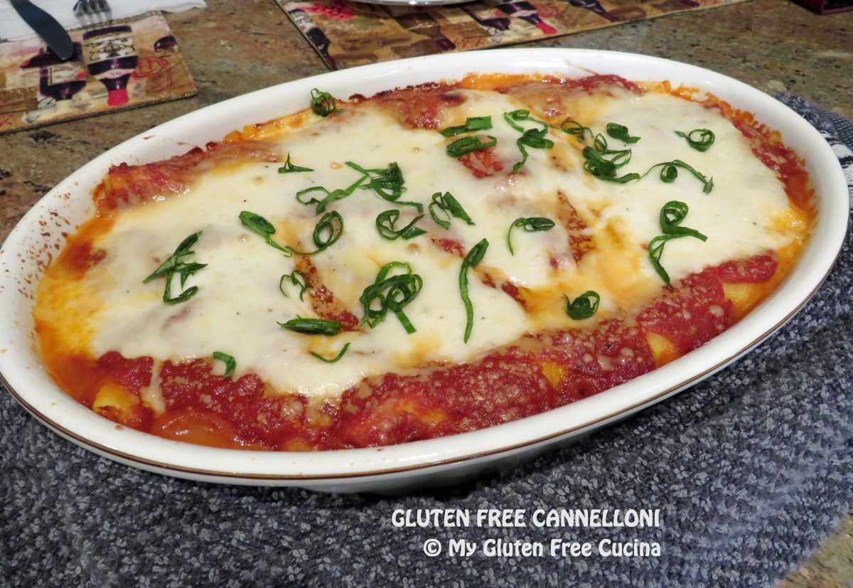 Gluten Free Cannelloni with Béchamel