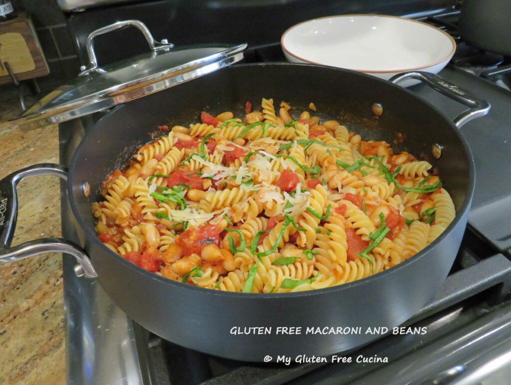 Gluten Free Macaroni and Beans – My Gluten Free Cucina