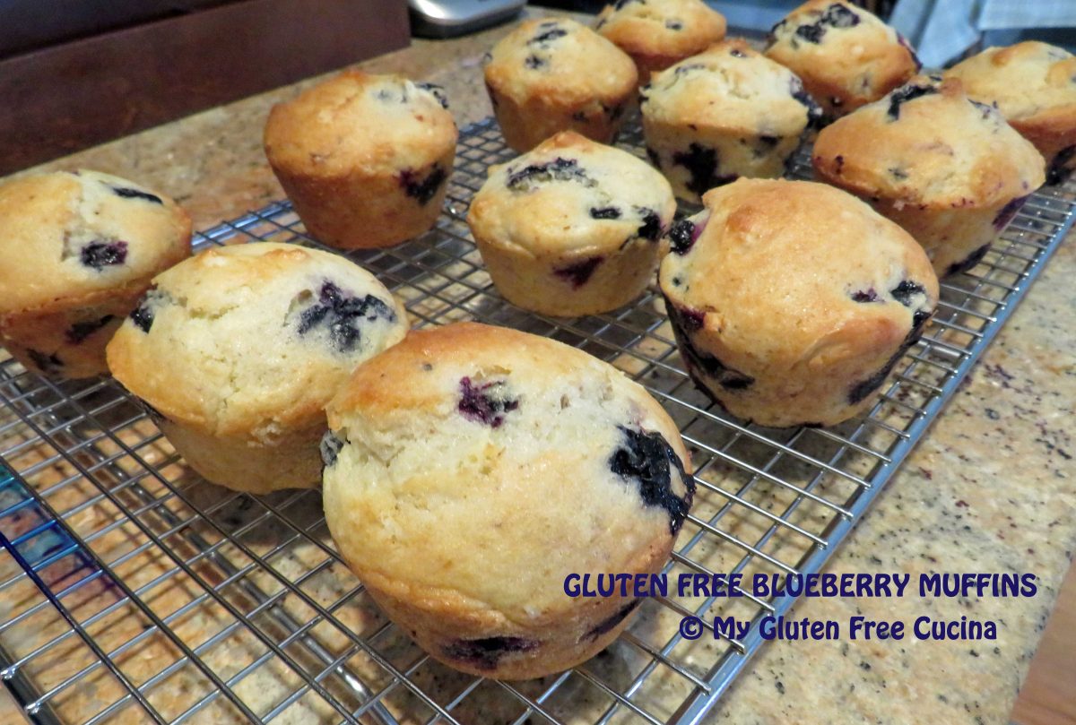 Gluten Free Jordan Marsh Blueberry Muffins