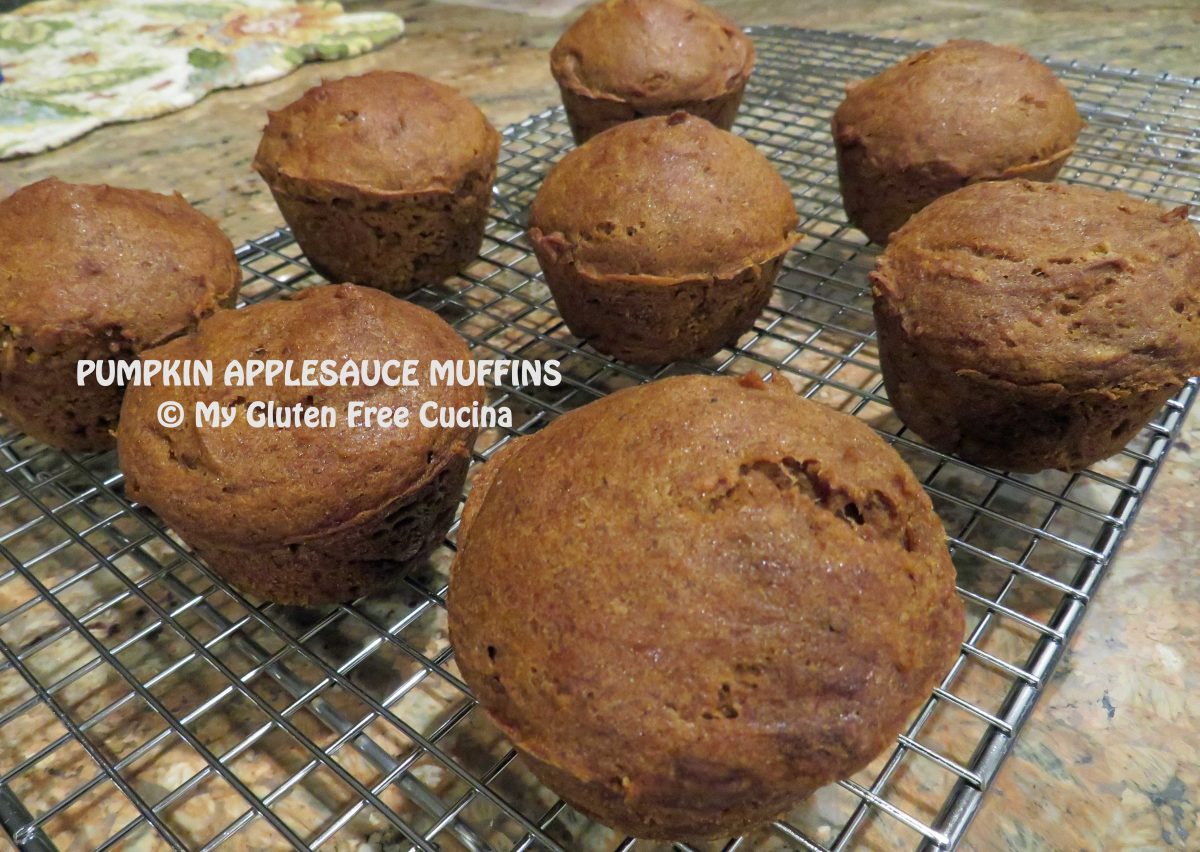 Gluten Free Pumpkin Applesauce Muffins