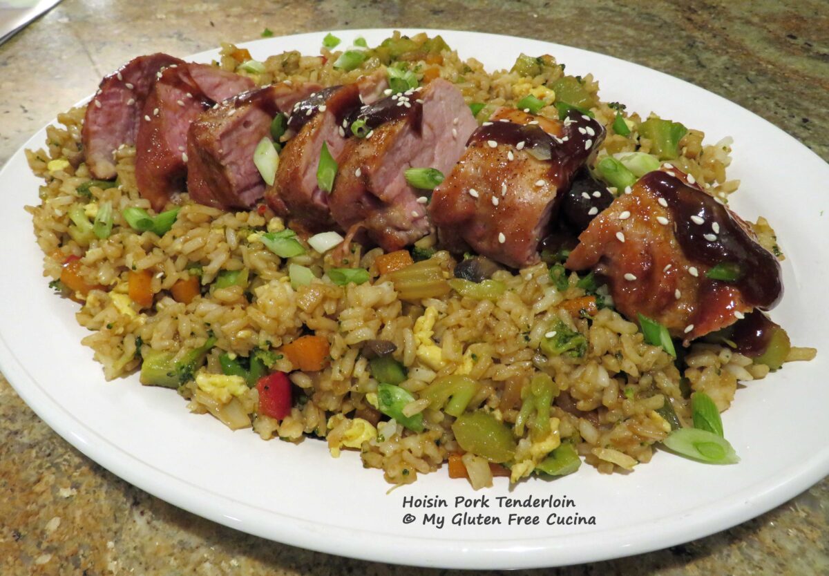 Hoisin Pork Tenderloin with Fried Rice