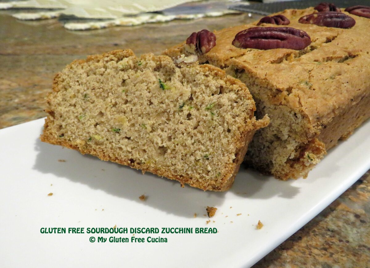 Gluten Free Sourdough Discard Zucchini Bread