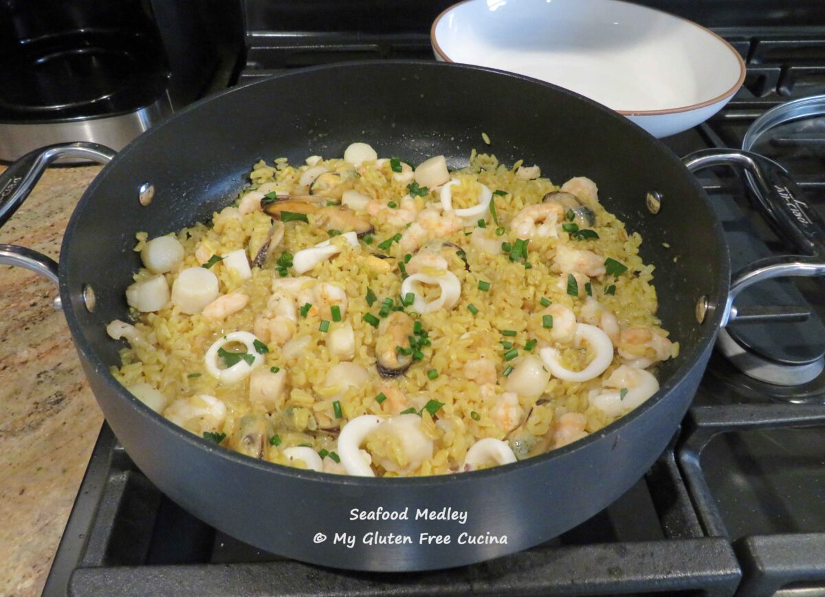 Easy Gluten Free Seafood Medley