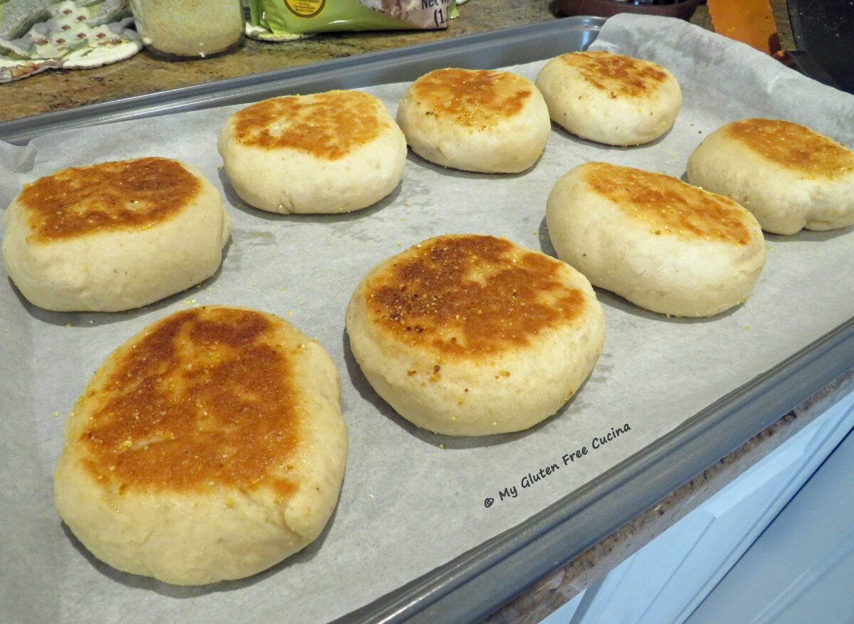 Gluten Free English Muffins (without sourdough)